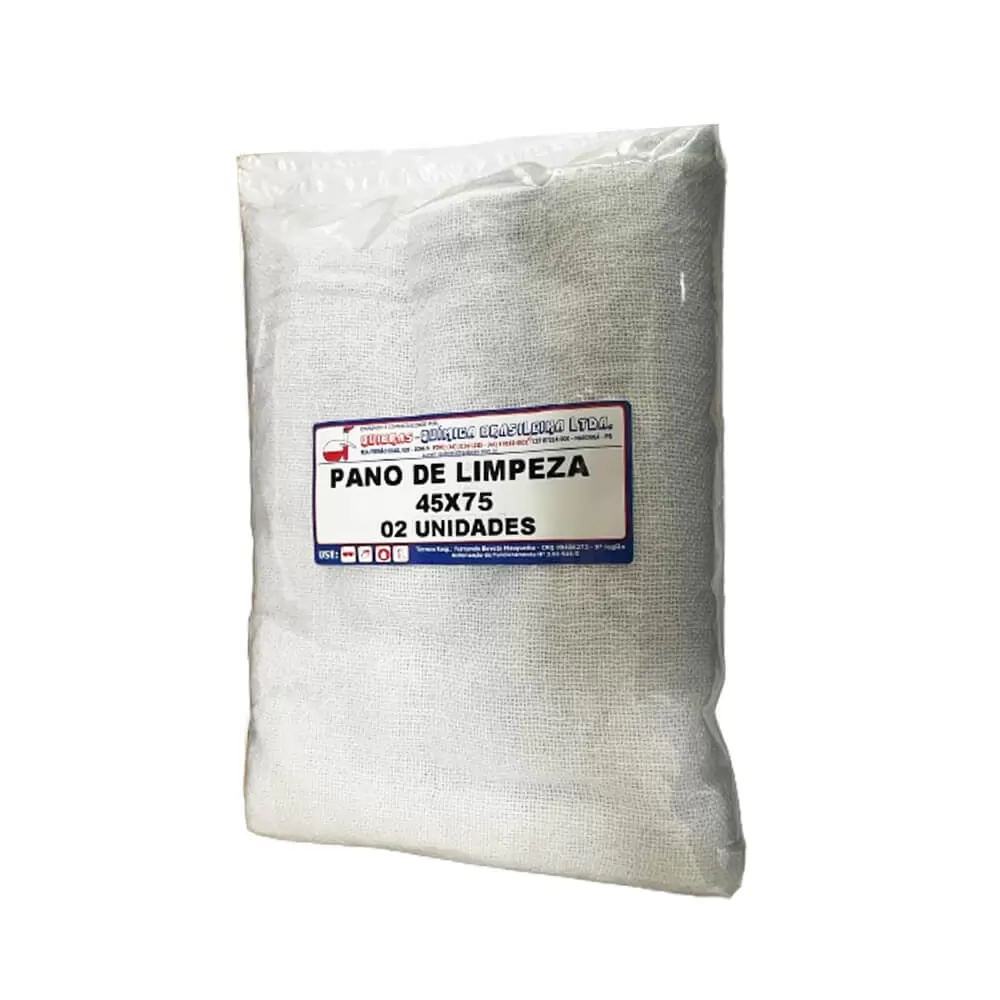 Pano de limpeza 44x67 com 2un.