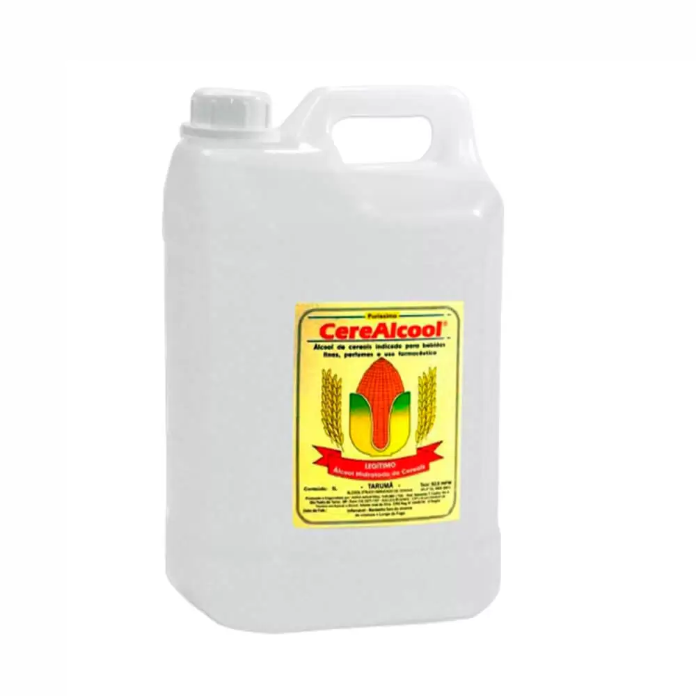 Álcool de cereais hidratado 5L- Cerealcool