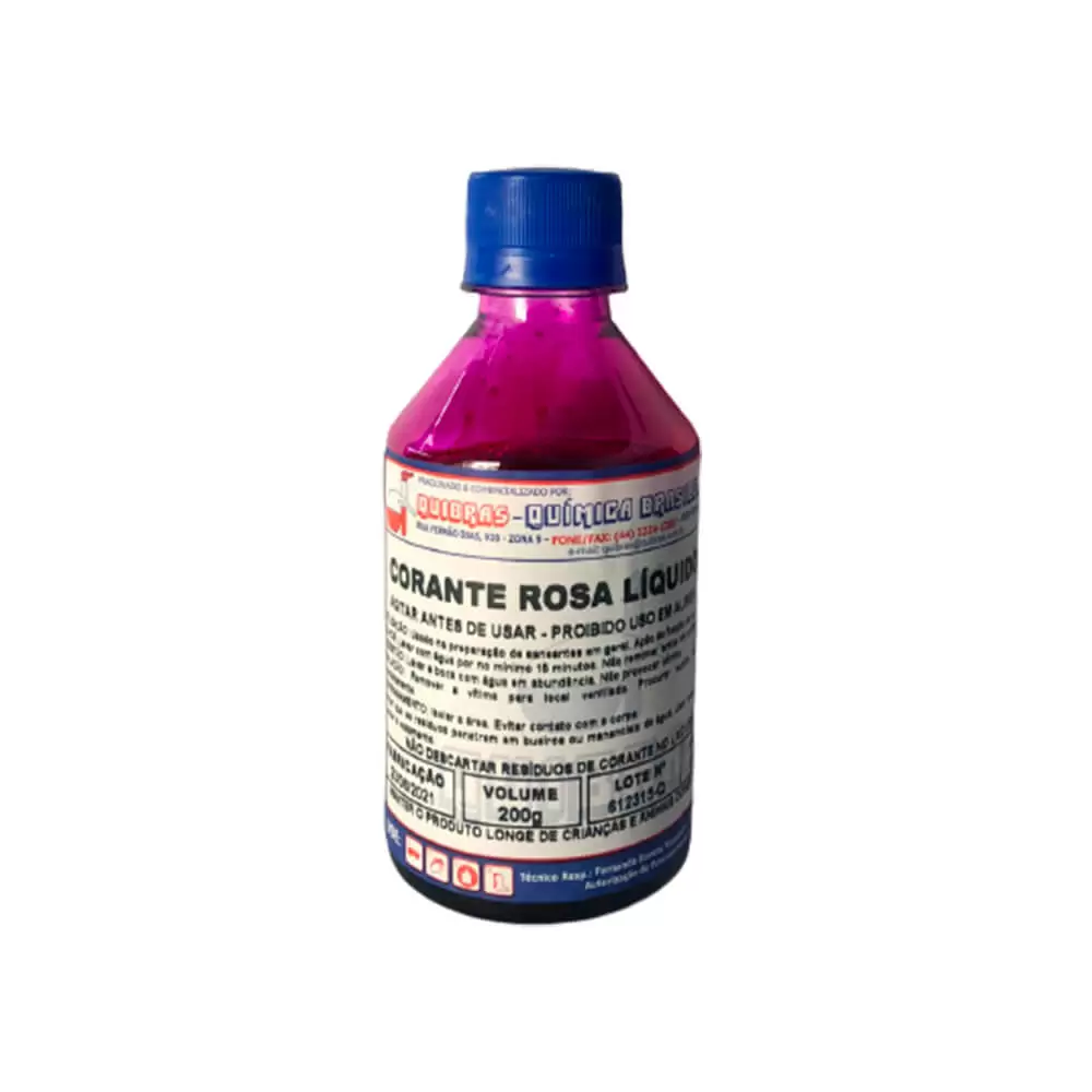 Corante líquido 200g- cores